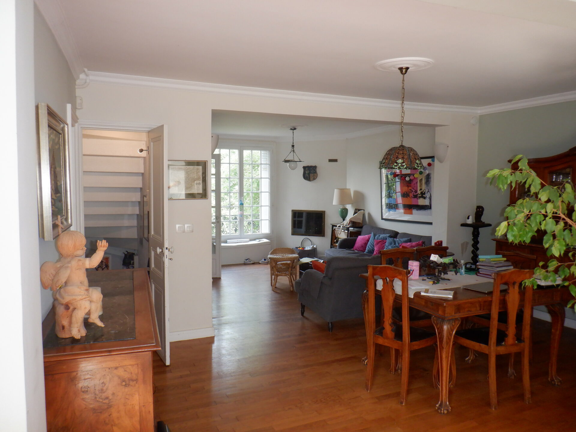 Ci dessus, Le Salon- Salle à manger....avant